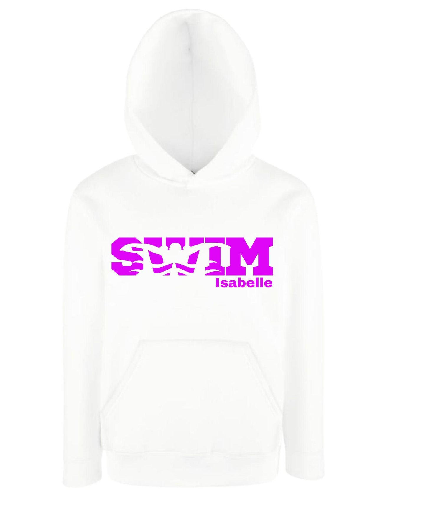 Kids’ Custom Swim Hoodie – Personalised Swimming Hoodie