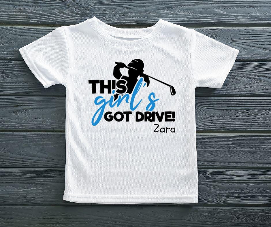 Personalised Golf T-Shirt for Kids