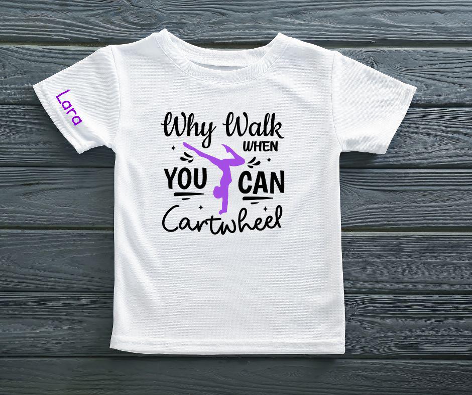 Personalised Gymnastics T-Shirt for Kids