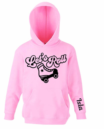 Personalised Kids’ Rollerskating Hoodie – Custom Skate Jumper
