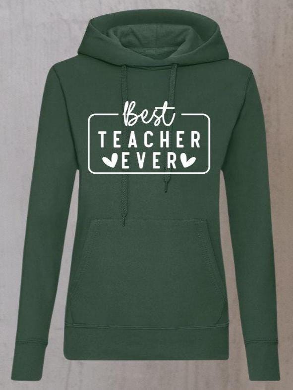 Best Teacher Ever – Personalised Hoodie Gift for Teachers
