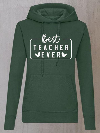 Best Teacher Ever – Personalised Hoodie Gift for Teachers