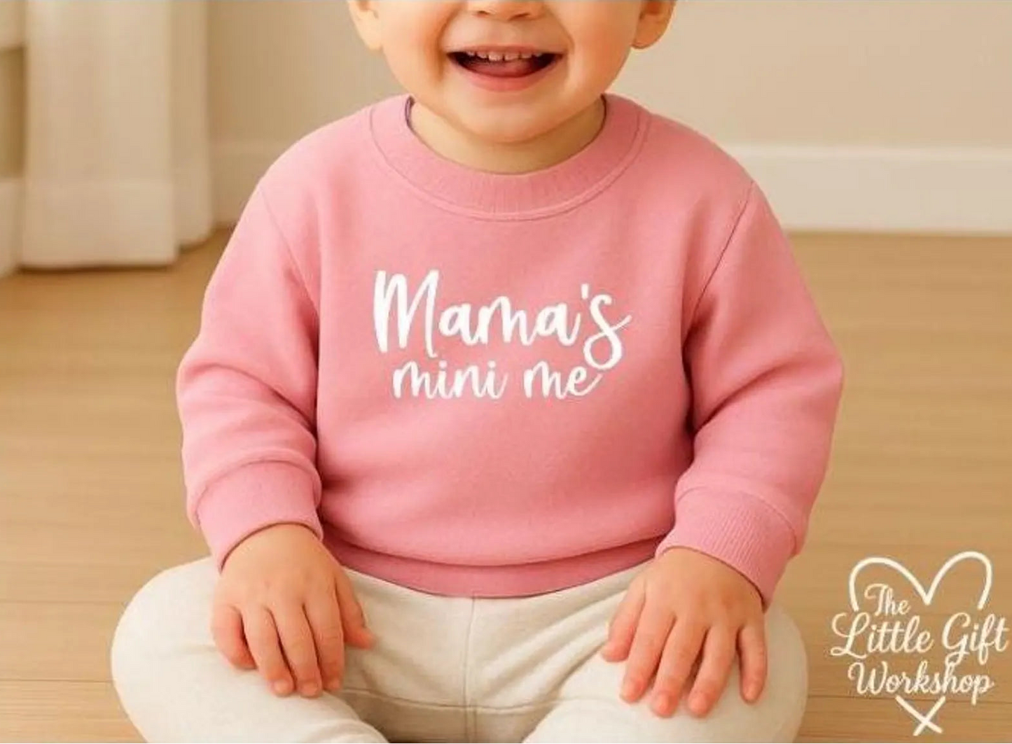 Mama's Mini Me Personalised Baby Sweatshirt