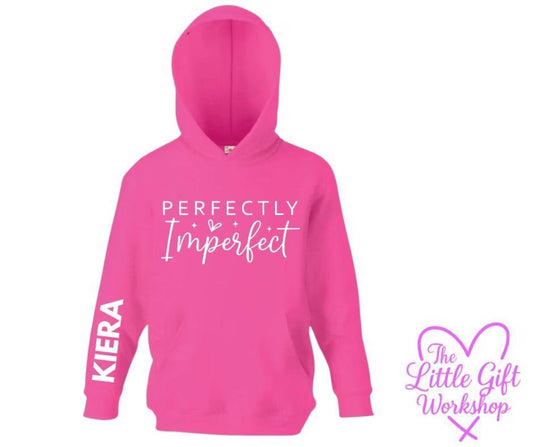 Perfectly Imperfect Personalised Children's Hoodie