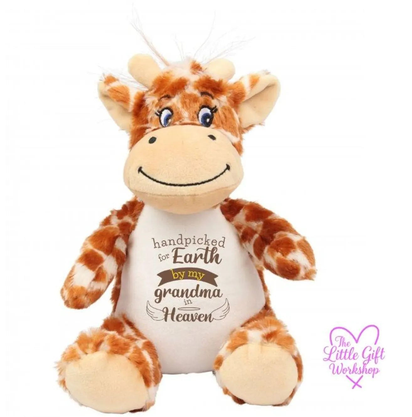 Personalised Memorial Plush Toy | Handpicked for Earth by My... in Heaven