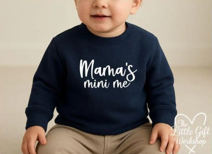Mama's Mini Me Personalised Baby Sweatshirt
