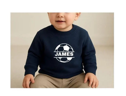Personalised Baby Football Name Sweatshirt