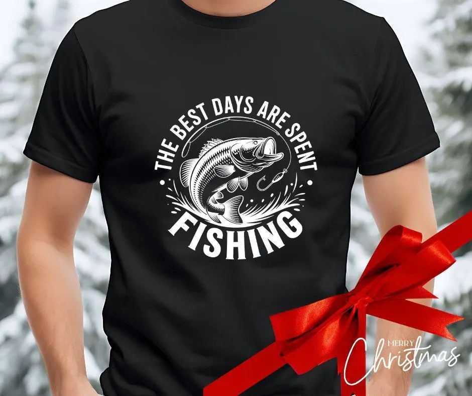 “The Best Days Are Spent Fishing” T-Shirt