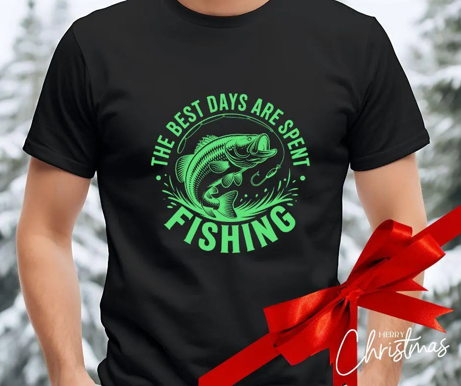 “The Best Days Are Spent Fishing” T-Shirt