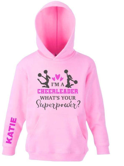 Personalised Children’s Cheerleader Hoodie